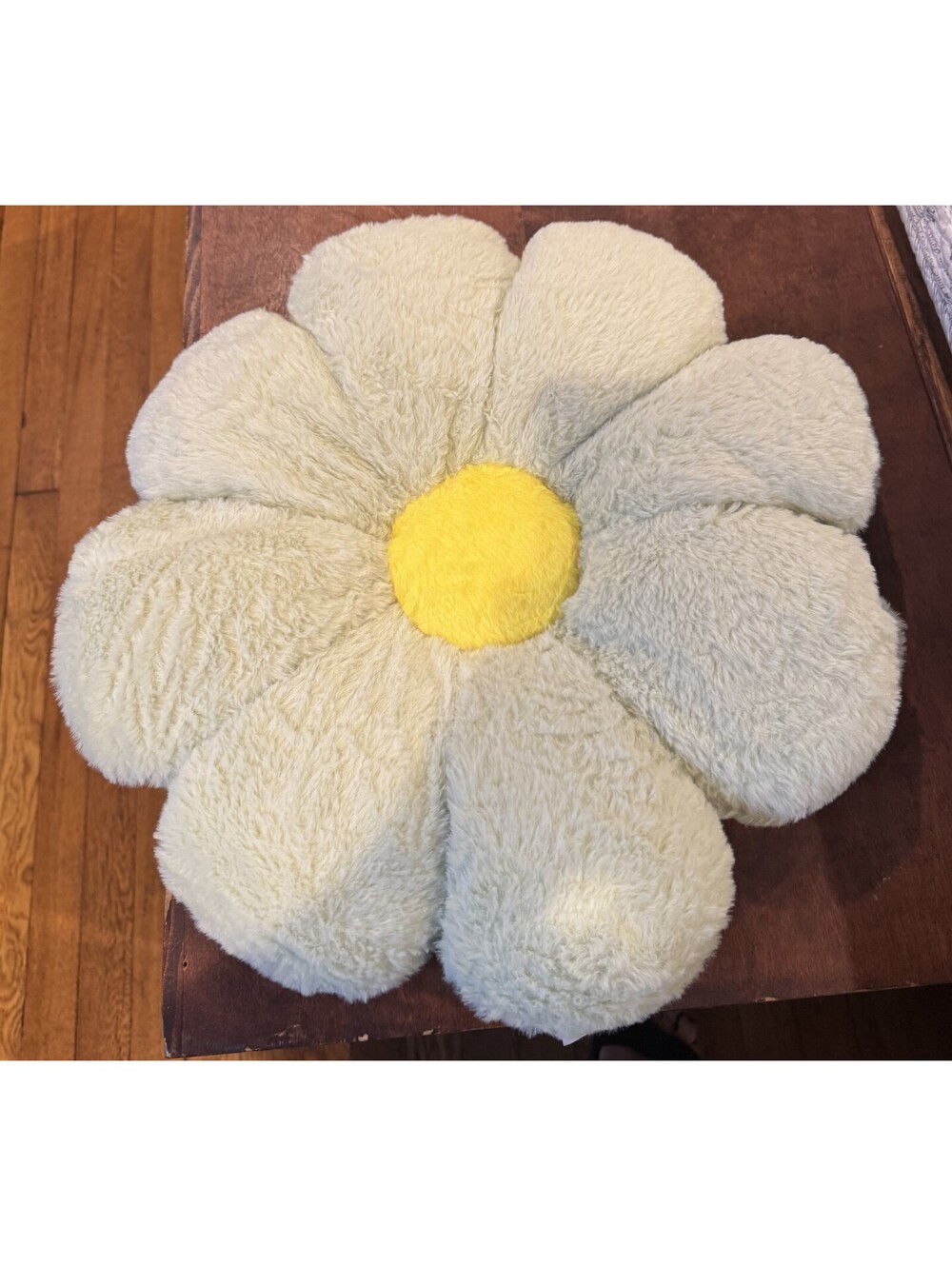 New Ailive Light/Green Yellow 17" Plush Daisy Pillow Soft